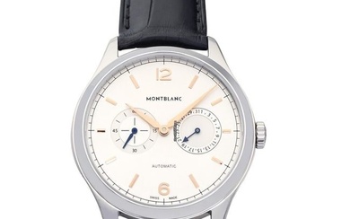Montblanc Heritage Chronometrie 114872 - 114872 Automatic Silver Dial Stainless Steel Men's Watch