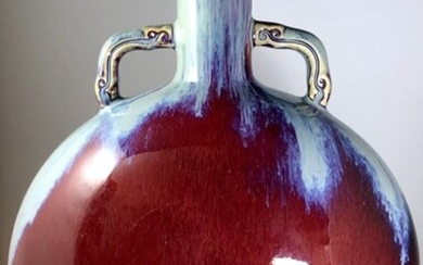 Moonflask - Porcelain - Large size! - China - Late 19th - early 20th century