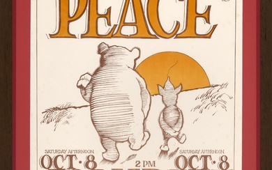Mouse Studios , PEACE, John Baez, The Grateful Dead, 1966, Mount Tamalpais Outdoor Theatre, Poster, 49 x 33 cm, frame 59 x 44 cm