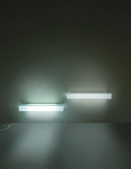 NANDA VIGO Due mensole "Light Light" per GLAS