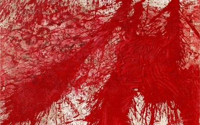 NITSCH Hermann, SF_KURT_10, 2010, acrylic and blood on canvas, cm 120x160
