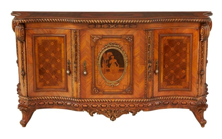 Napoleon III-Style Fruitwood Cabinet