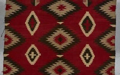 Navajo Transitional Weaving with Crosses