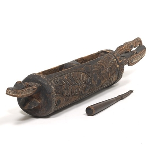 New Guinea Carved Wood Telegraph
