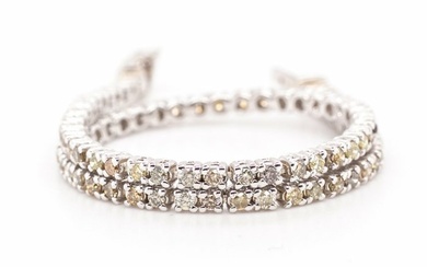 No Reserve Price - 14 kt. White gold - Bracelet - 1.50 ct Diamond