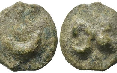 Northern Apulia, Luceria, c. 217-212 BC. Cast Æ Semuncia (19.5mm,...