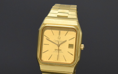 OMEGA Constellation chronometer rare 18k yellow gold gents wristwatch reference...
