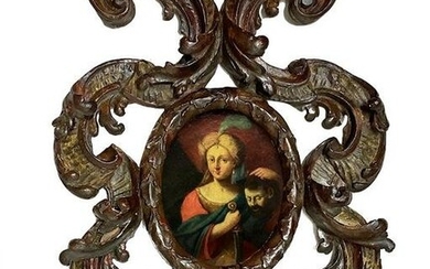Oval depicting Judith with the head of Holofernes, Late
