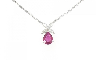 PT Ruby Necklace 1.05CT