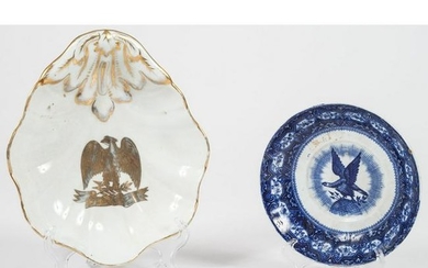 Painted Plates with Eagle Motifs