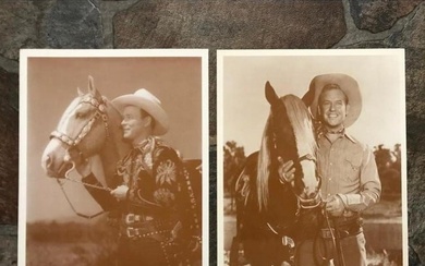 Pair of Western Singing Cowboys Photo Prints