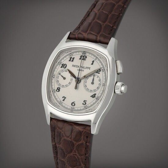 Patek Philippe Reference 5950 | A stainless steel single button split seconds chronograph wristwatch | Circa 2014