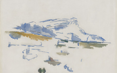 Paul Cézanne (1839-1906), La Montagne Sainte-Victoire vue des Lauves