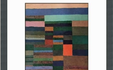 Paul Klee Individualized Measurement of Strata Custom Framed Print