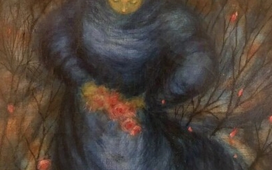Philippe Perroton [1925] - La femme au bouquet