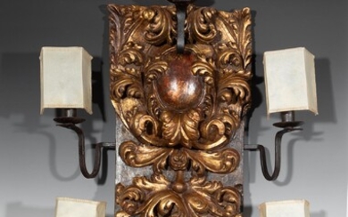 Plafón tallado; siglo XVIII