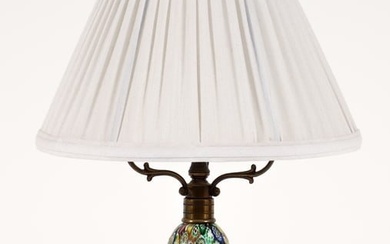 Polychrome Millefiori Murano Glass Lamp