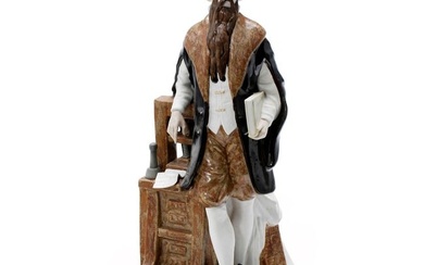 Porcelain Sculpture of Johannes Gutenberg by Rex Porcelain Manufacturing