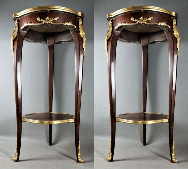 Pr. Louis Xv Style Marble Top Tables