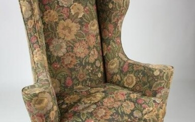 Queen Anne Walnut Wing Armchair, early 18th Century