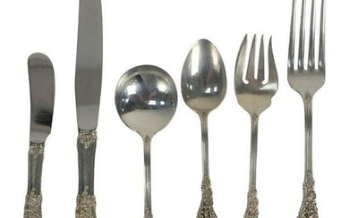 Reed and Barton Sterling Silver Flatware Set, seventy