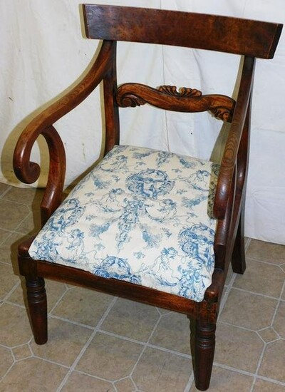 Regency Elm Wood Arm Chair