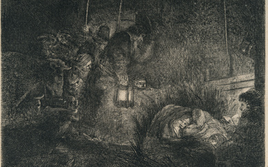 Rembrandt Harmensz. van Rijn (1606 Leiden - Amsterdam 1669) – The Adoration of the Shepherds: a Nigh