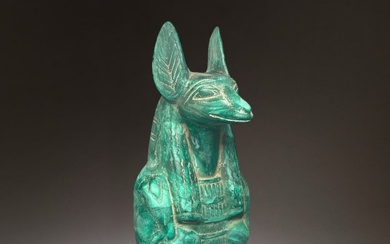 Replica of ancient Egyptian Large Statue of God Anubis Jackal Dog (No Reserve Price)