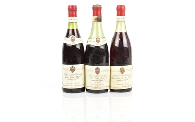 Réunion de 3 bouteilles de NUITS-SAINT-GEORGES de la CHARLES VIÉNOT (Neg) : - 1 bouteille...