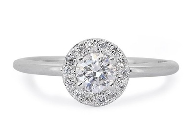 Ring White gold Diamond (Natural) - Diamond