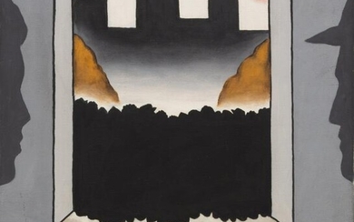 Roger Brown (American, 1941-1997) Untitled (Black