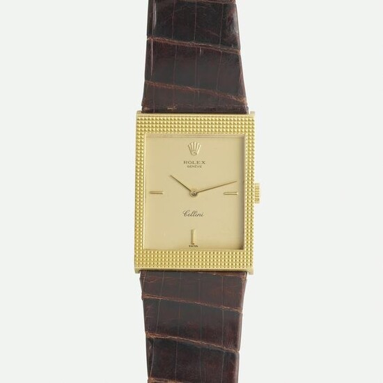 Rolex, 'Cellini' gold wristwatch, Ref. 4127