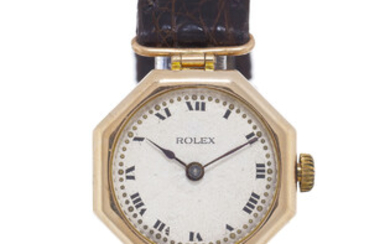 Rolex, montre en or 375, circa 1965