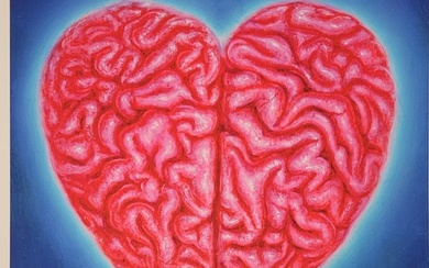 Ron English (1959) - RON ENGLISH BRAIN HEART / HEART BRAIN SOLD OUT - Mother's♥DAY Art Gift