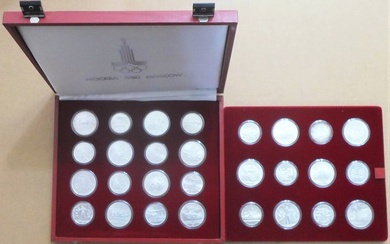 Russia. 10 Roubles 1980 Olympic Games Moscow, 28 coins