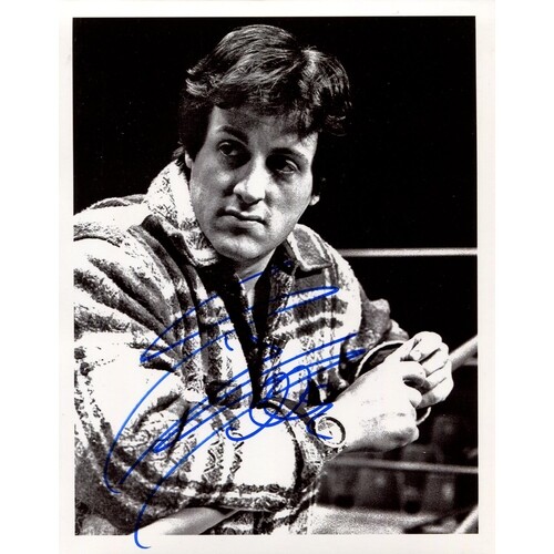 STALLONE SYLVESTER: (1946- ) American Actor. Signed 8 x 10 p...