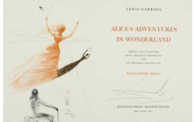Salvador Dalí (1904-1989), Alice in Wonderland (1969)