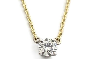 Solitaire Diamond Necklace .31 ct