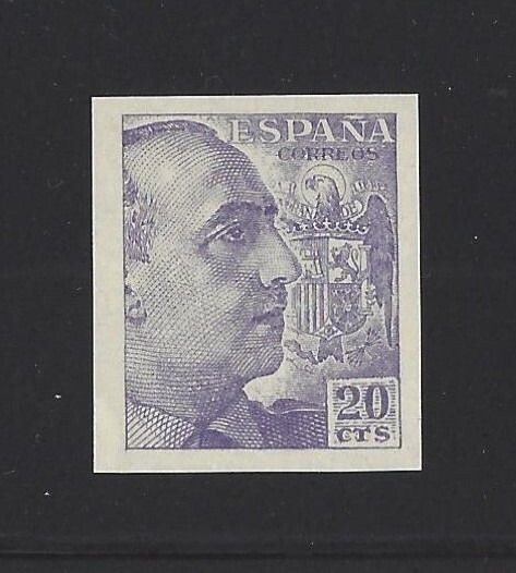Spain 1949 - General Franco, imperforated - Edifil 1047s