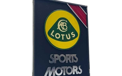 Sports Motors (Manchester) Ltd Showroom Display Sign Offered without reserve