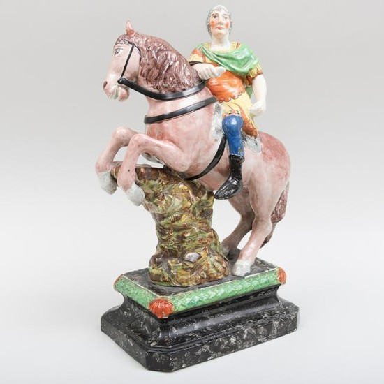 Staffordshire Pearlware Figure of William III, Probably