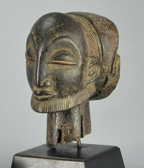 Superb HEMBA Singiti Ancestor HEAD Figure Congo African