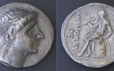 Syrie – Royaume de Séleucide Anthiochus Ier Soter (280-261 avant J.C) Tetradrachme A : Tête...