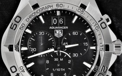 TAG Heuer - Aquaracer Grande Date Chronograph - 300 meter - Ref. No: CAF101E - Never Worn - Warranty - Men - 2011-present