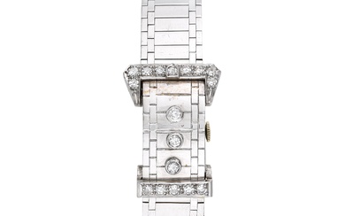 Tempus Ladies' Cocktail Watch in 14K White Gold with Diamonds