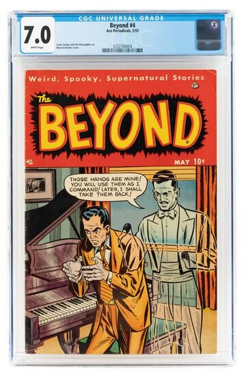 The BEYOND #4 * CGC 7.0 * Hands of Horror