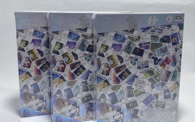 Three puzzles marked Disney, 1000 piece