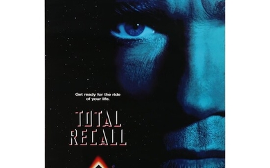 "Total Recall" One-Sheet Advance Movie Poster, 1990