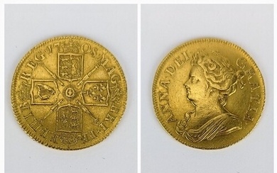 United Kingdom - Anne (1702-1714), Guinea, dated 1708, secon...