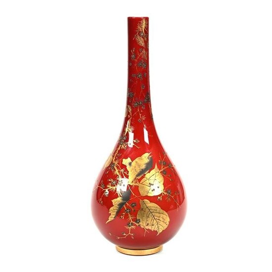 Vase Marked Harrach Bohemian Art Glass